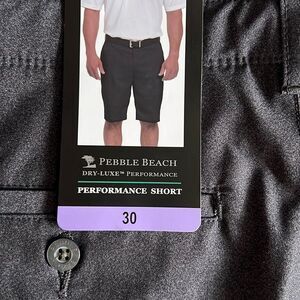 Pepple Beach Men's Dry-Luxe Performance Golf Shorts